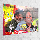 Tableau Personnalisé Street Art Pop 40x60cm / Plexiglas Toile Imprimée