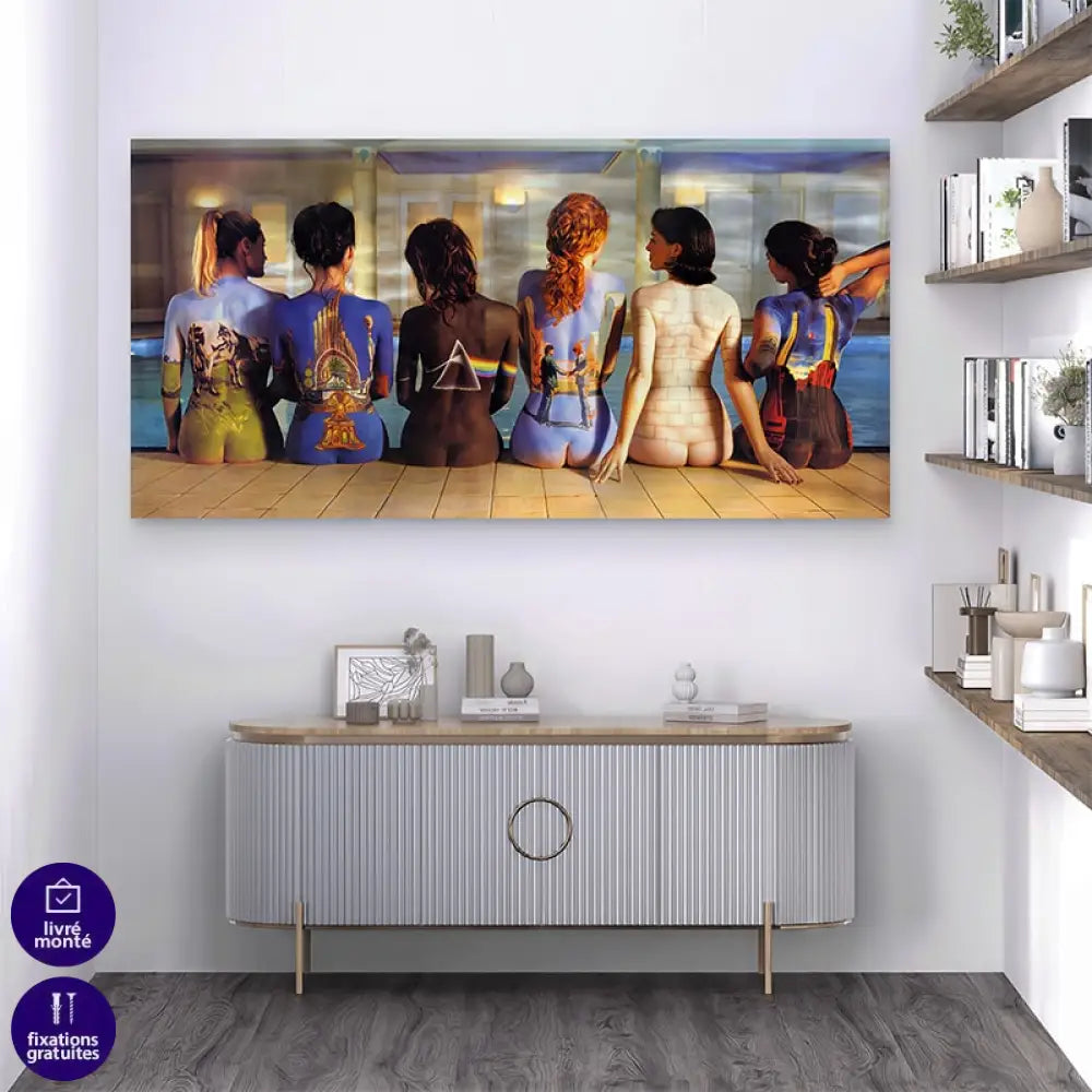 Tableau Pink Floyd Girl Panoramique Tableau Célébrité