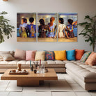 Tableau Pink Floyd Girls 3 Parties Tableau Abstrait