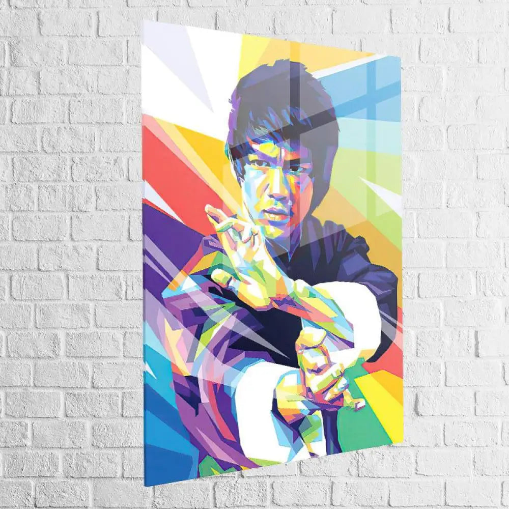 Tableau Pop Art Bruce Lee - Montableaudeco