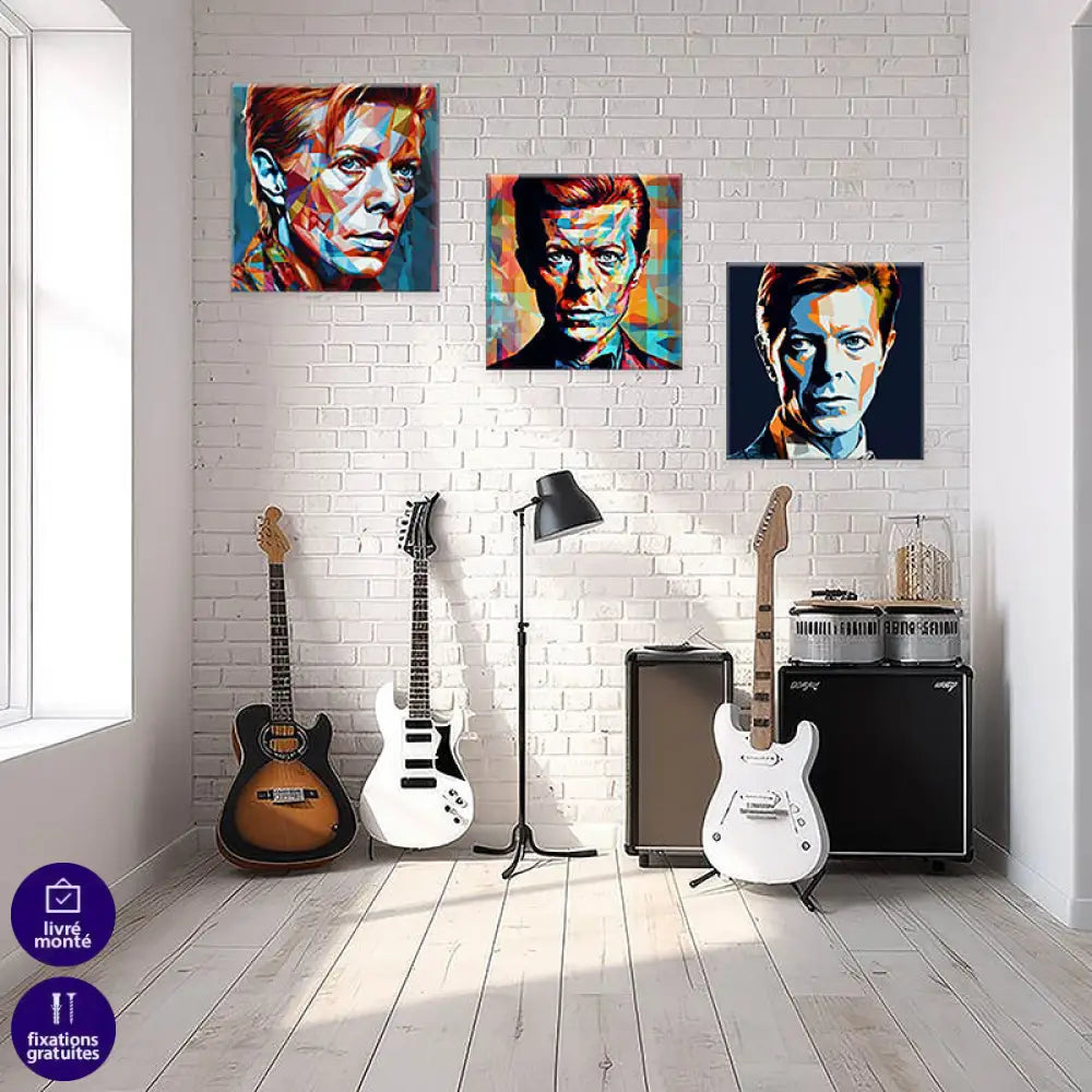 Tableau Pop Art David Bowie - Montableaudeco