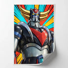 Tableau Pop Art Goldorak - 40x60cm / Affiche sans cadre - Tableau Goldorak