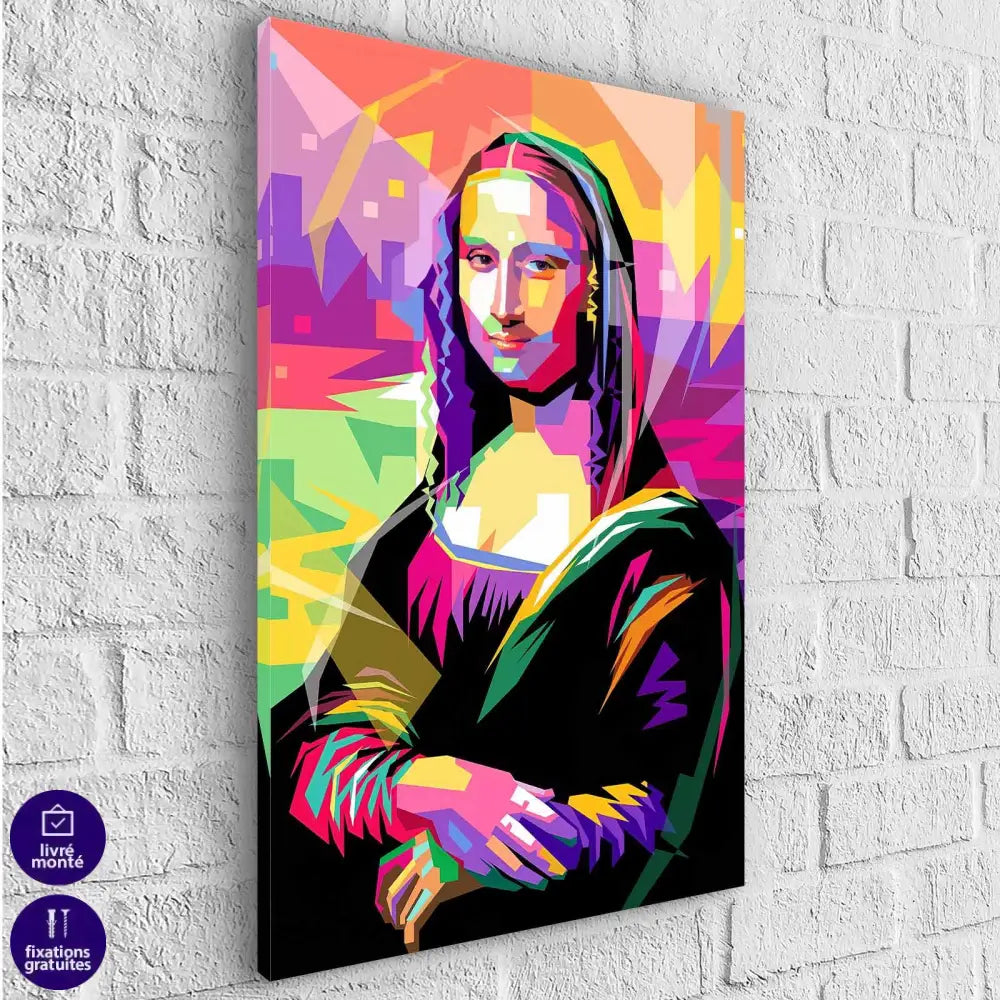 Tableau Pop Art La Joconde - Montableaudeco