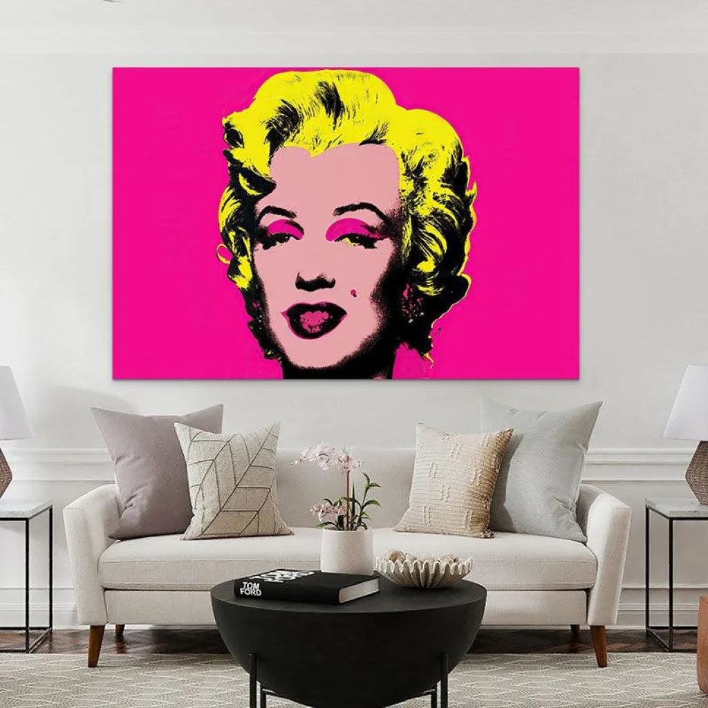 Pop Art Canvas Print Monroe Andy Warhol | La Déco Discount – Montableaudeco