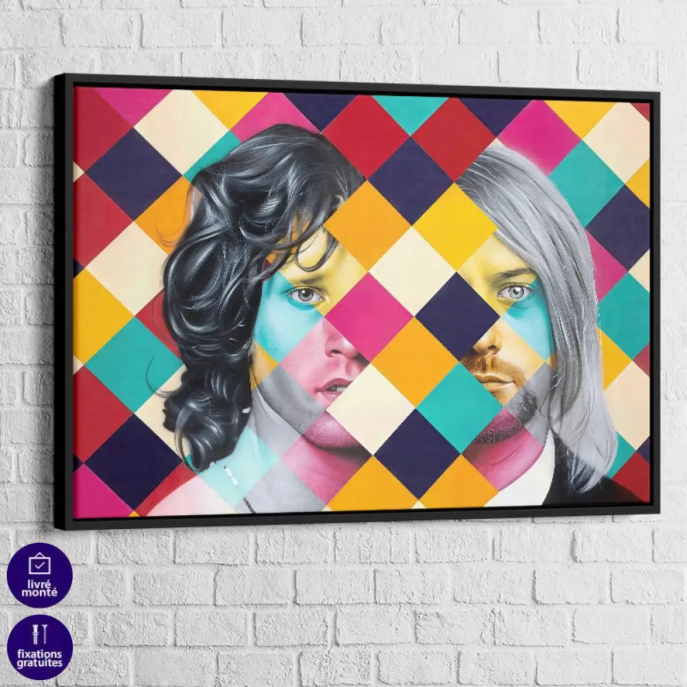 art mural original duo légendaire pop culture

