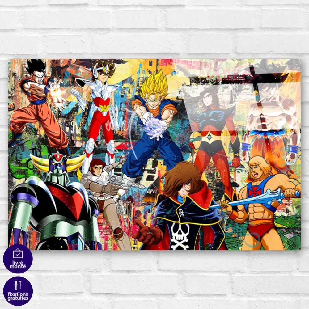 Tableau Mes Super Héros 80 - Montableaudeco