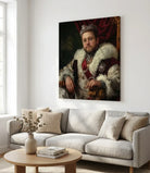 Historical Portrait Painting The King: a unique and memorable personalized gift