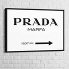 Tableau Prada Marfa - Montableaudeco