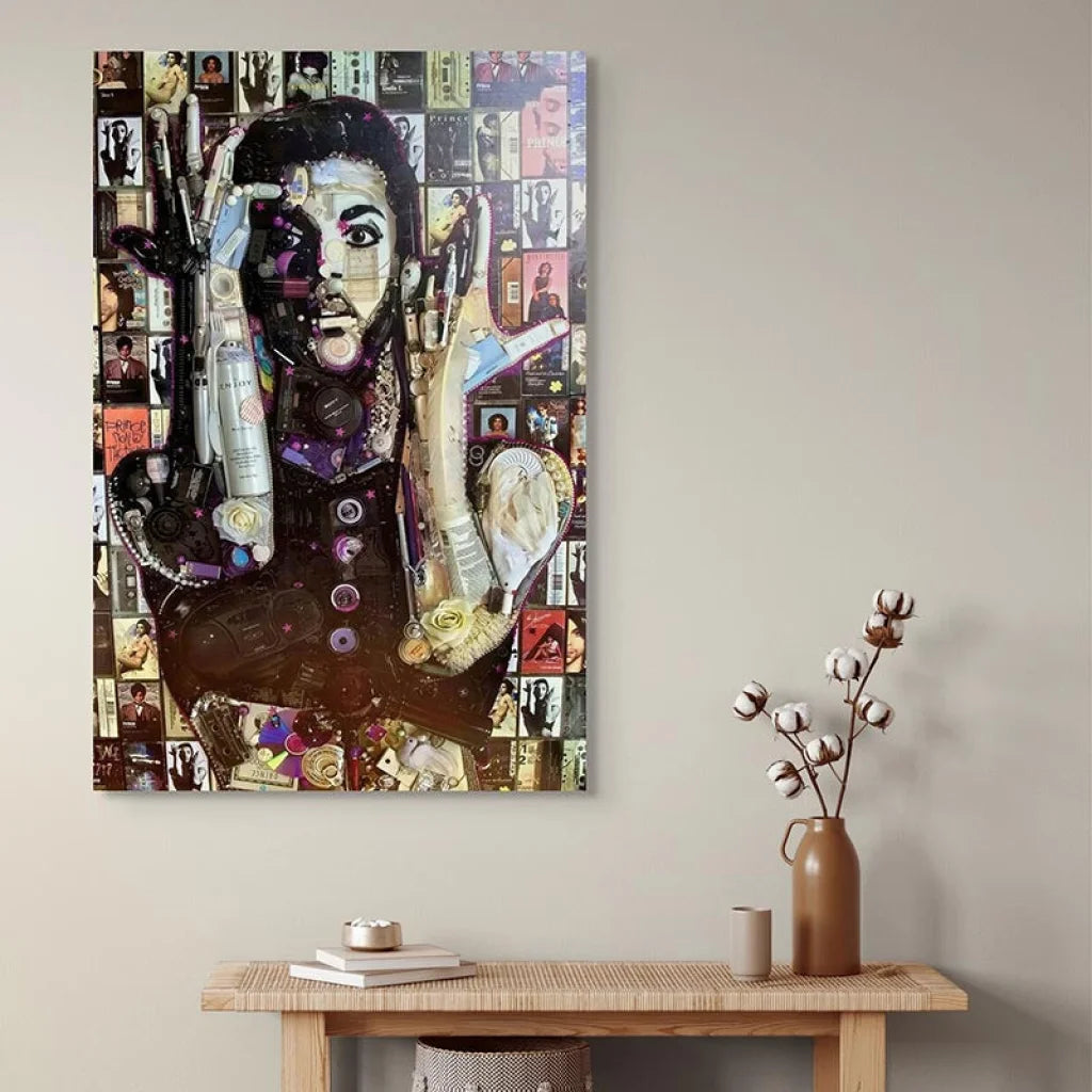 Tableau Prince Portrait Composé 40x60cm / Affiche sans cadre Tableau Célébrité