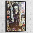 Tableau Prince Portrait Composé 40x60cm / Cadre Noir Tableau Célébrité