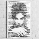 Tableau Prince Révélation Typographique 40x60cm / Cadre Blanc Tableau Célébrité