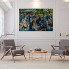 Toile tendue sur châssis, tableau Renoir Bal du Moulin de la Galette, prête à accrocher