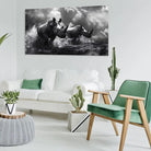 Tableau Rhinocéros La Charge