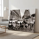 Tableau Robert Doisneau Les tabliers de la rue de Rivoli photo Paris noir et blanc décoration murale