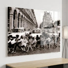 plexiglas photo Paris noir et blanc Les tabliers de la rue de Rivoli finition brillante premium