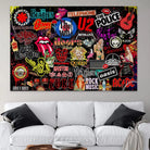 Rock Bands Painting - Montableaudeco