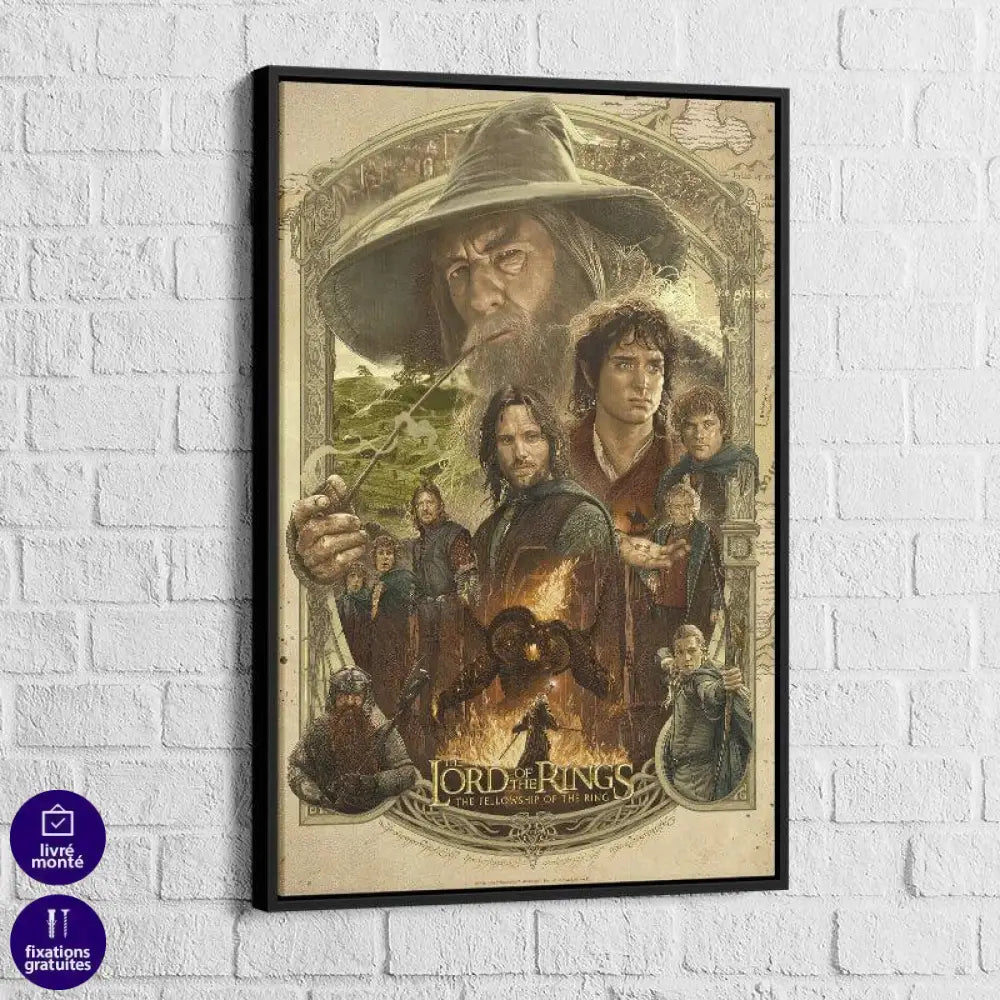 Tableau Seigneur Des Anneaux - Montableaudeco