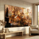 Lord of the Rings-style Lueur d'Eregion fantasy painting as wall decoration