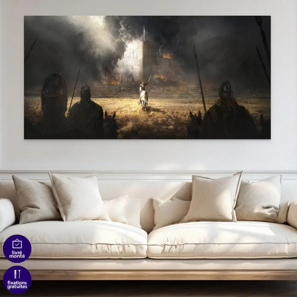 Tableau Seigneur Des Anneaux Minas Tirith - Montableaudeco