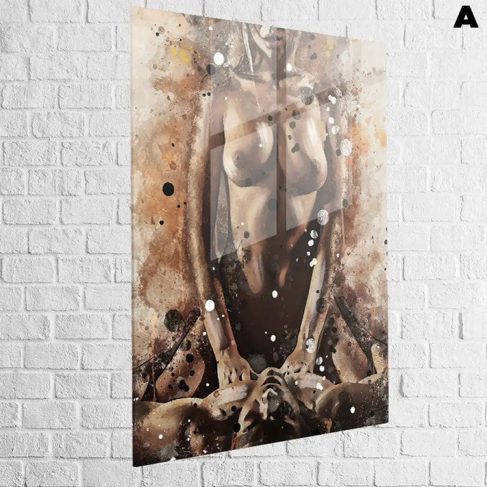 tableau sexy corps en mouvement plexiglas
