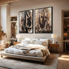 tableau sexy corps en mouvement nu artistique