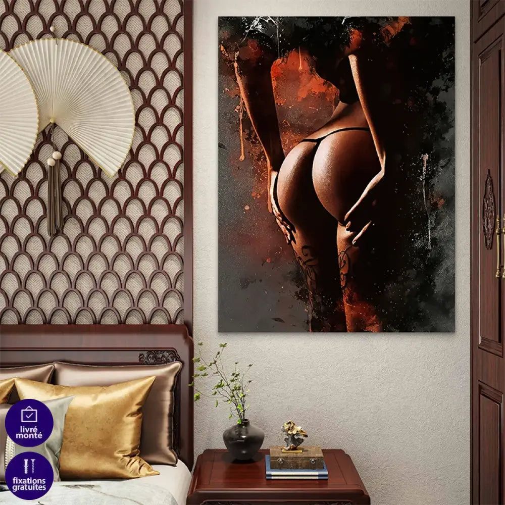 Décoration murale érotique moderne au style artistique et élégant