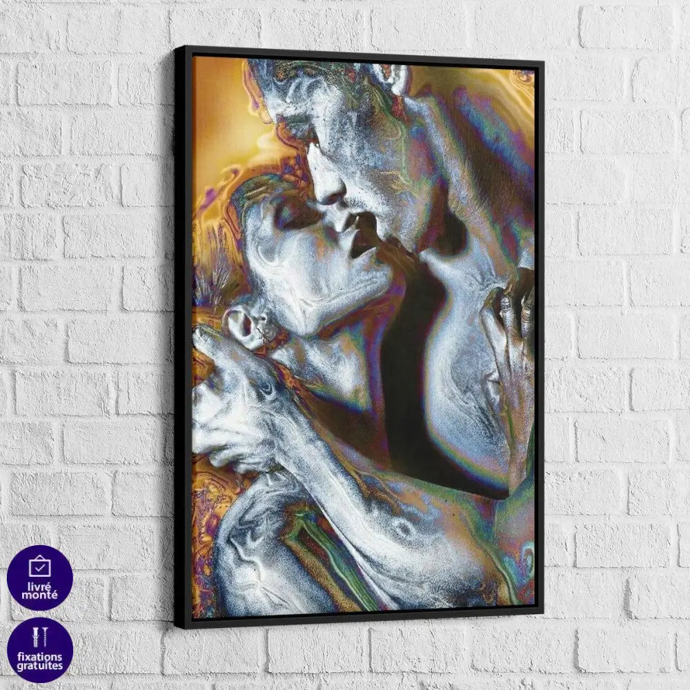 Tableau Sexy Le Baiser d'amour - Montableaudeco