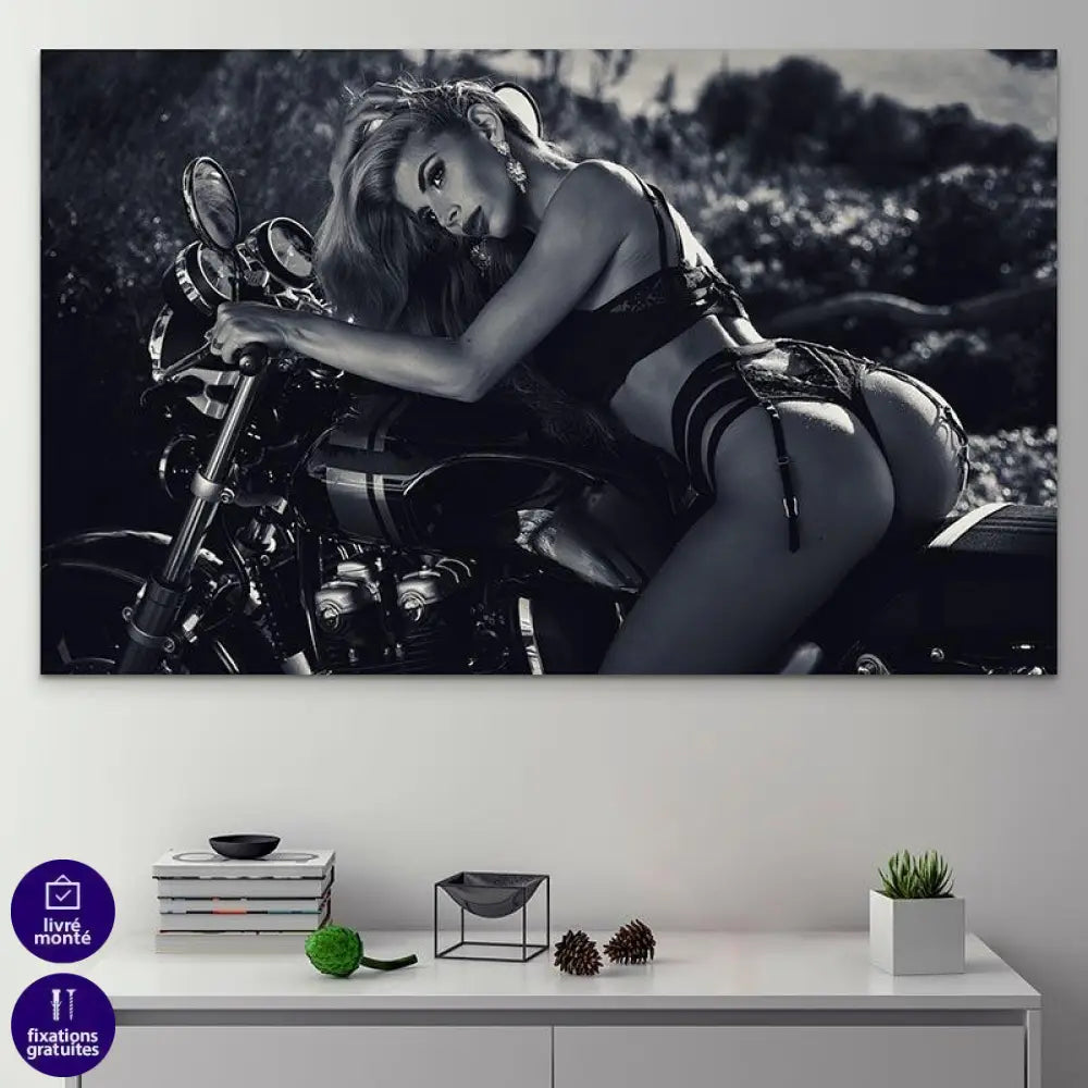 Tableau Sexy Moto Girls - Montableaudeco