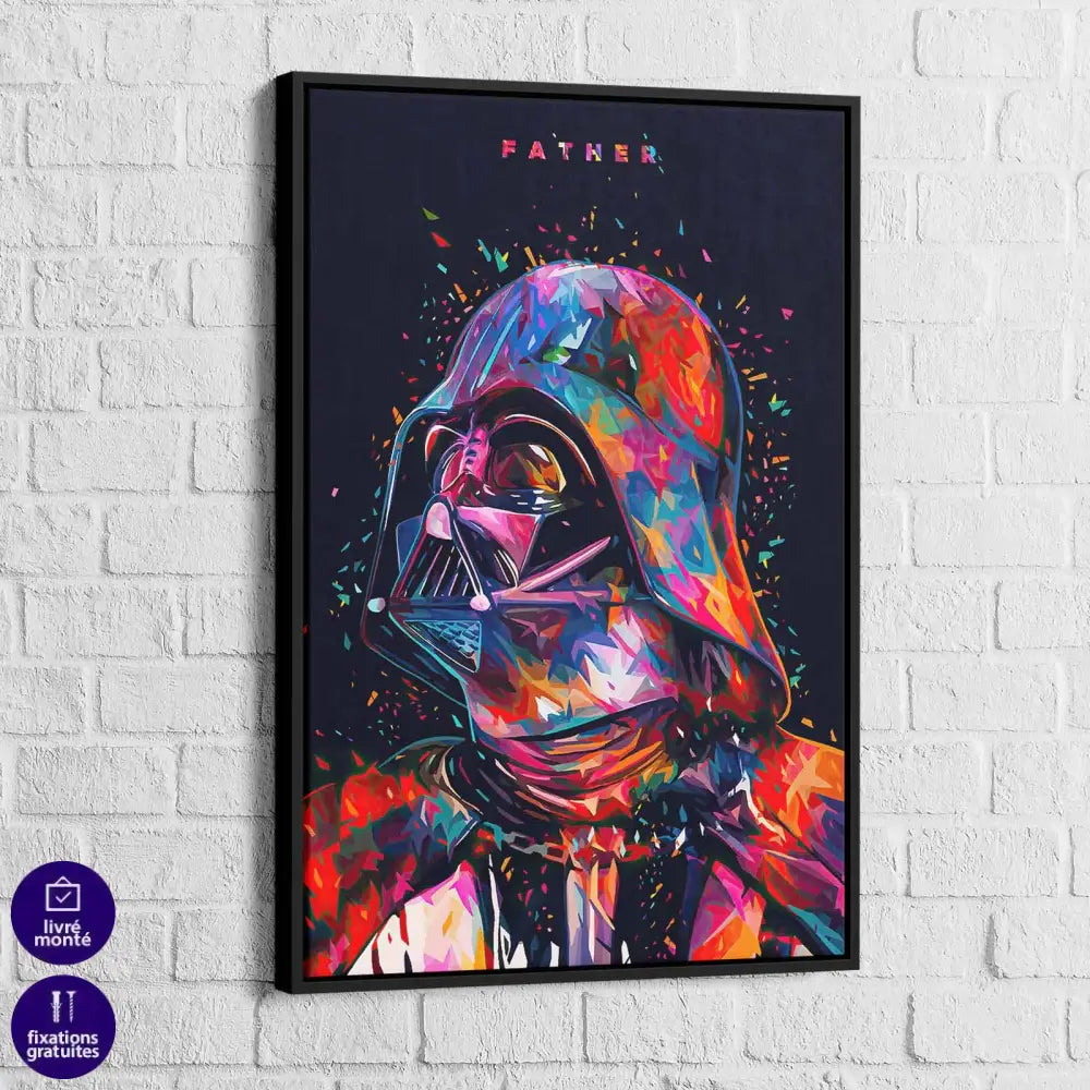 Tableau Star Wars Dark Vador Father - Montableaudeco