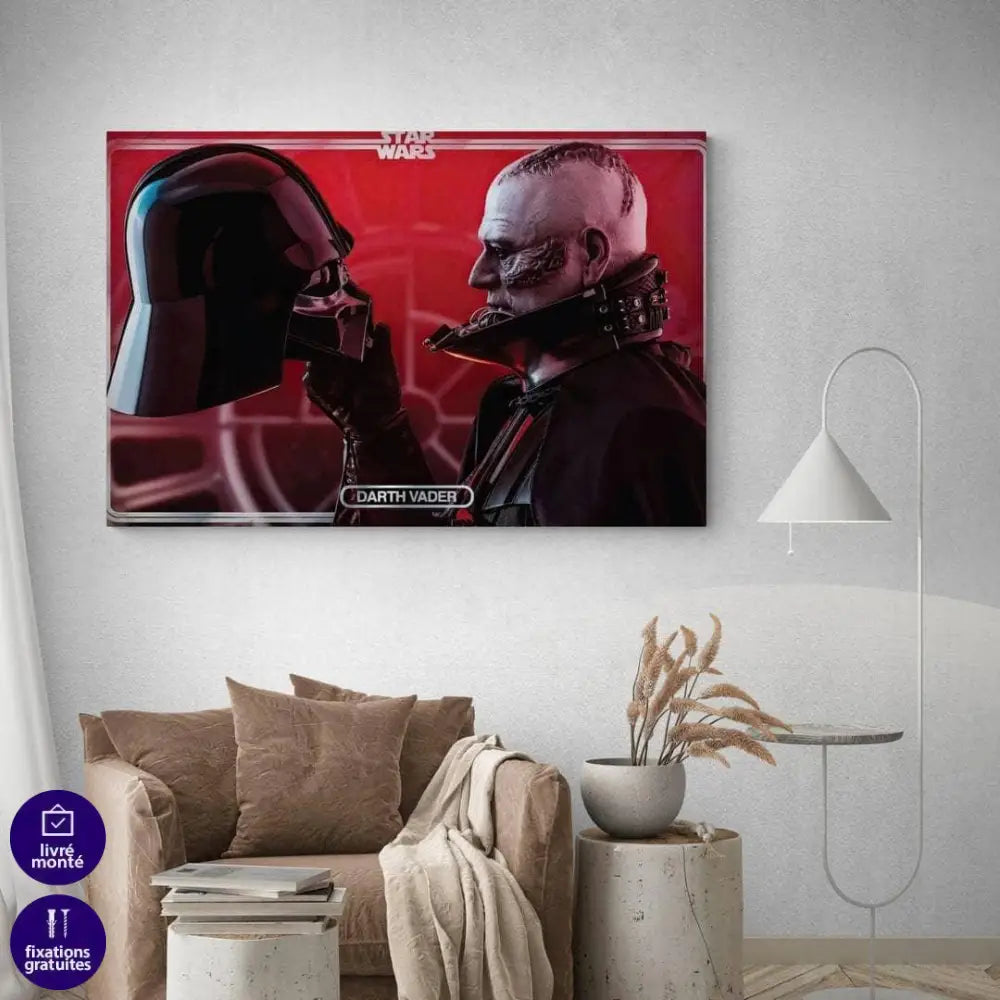 Tableau Star Wars Dark Vador Original - Montableaudeco