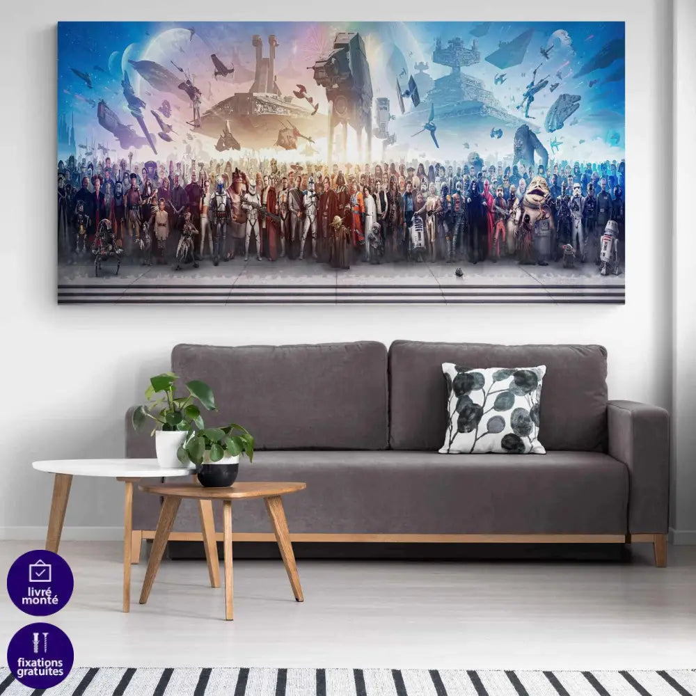 Tableau Star Wars Grand Format - Montableaudeco