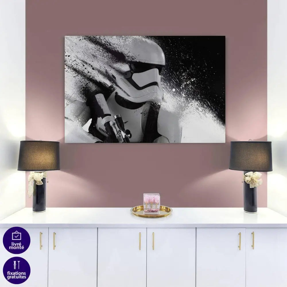 Tableau Star Wars Le Stormtrooper - Montableaudeco