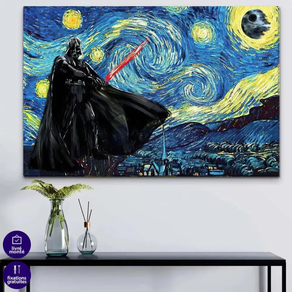 Tableau Star Wars Van Gogh Collection - Montableaudeco