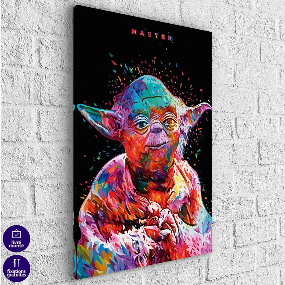 Tableau Star Wars Yoda Master - Montableaudeco