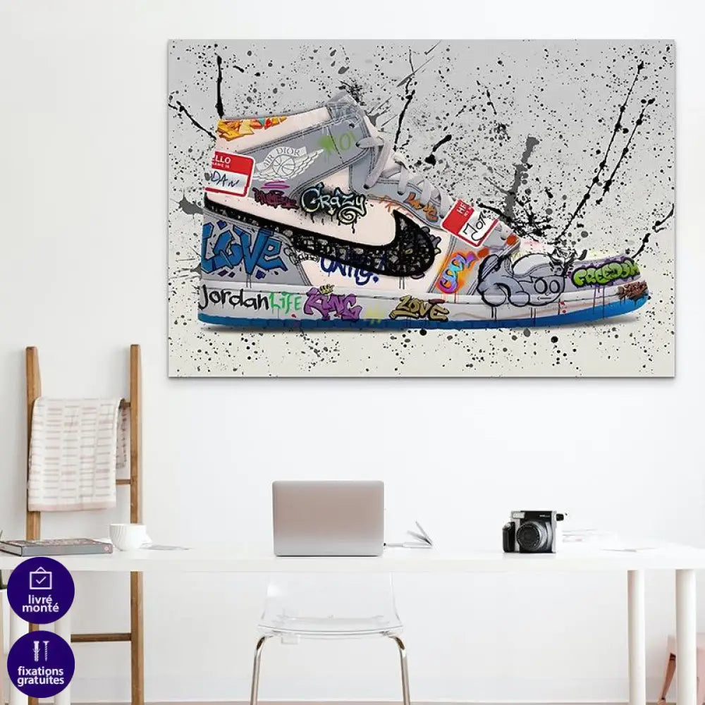 Tableau Street Art Air Dior King - Montableaudeco