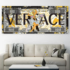 Tableau street art Cent Dollars de Glamour, billet vert revisité façon pop art urbain

