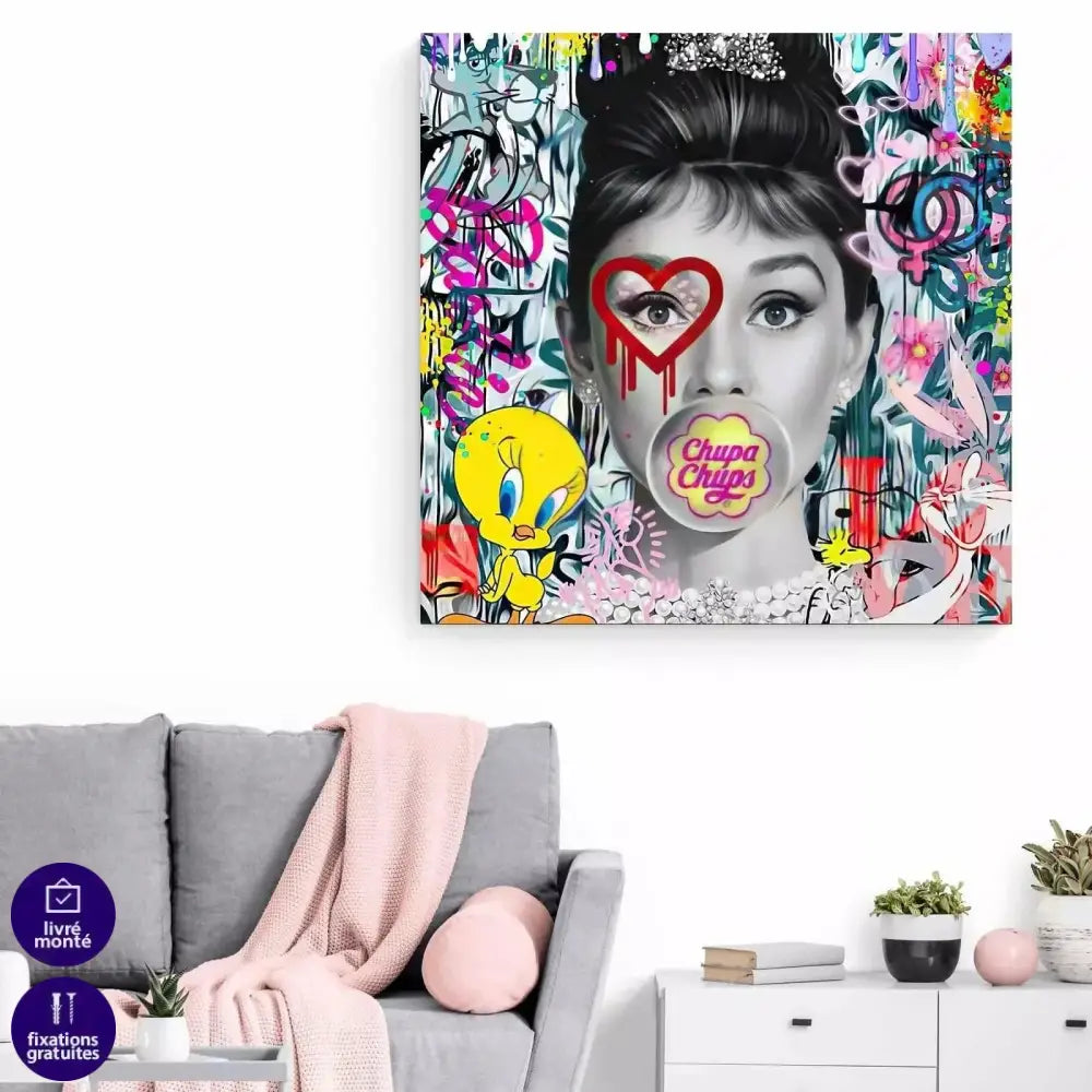 Tableau Street Art Chupa - Montableaudeco