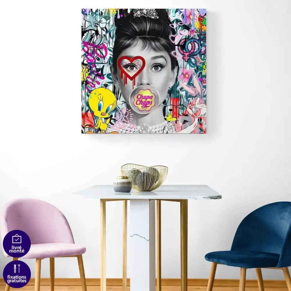 Tableau Street Art Chupa - Montableaudeco