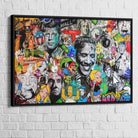 Décoration murale audacieuse, culture US et graphisme moderne


