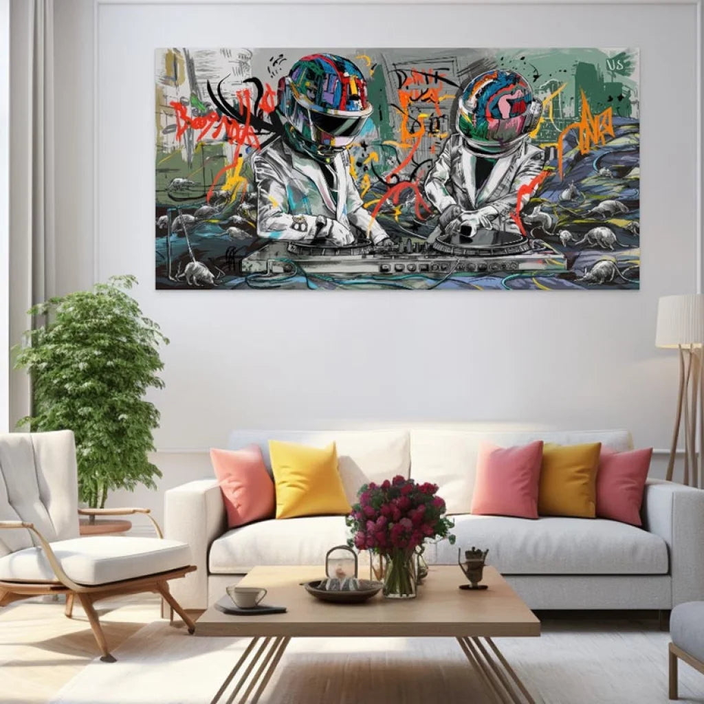 Tableau Street Art Daft Punk Tableau Street Art