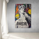 Tableau Street Art David Revisité 40x60cm / Toile tendue sur châssis Tableau Street art