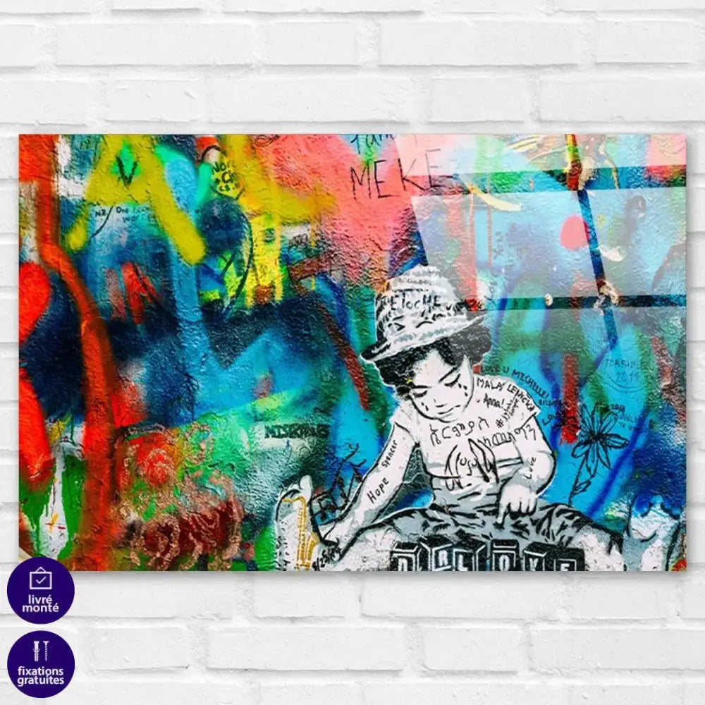 Tableau Street Art Dj Boy's - Montableaudeco