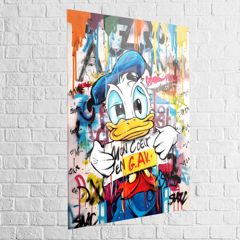 Tableau Street Art | Donald en G.A.V | Profitez Des Promos -20% e