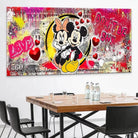 Street Art Canvas Be Shy - Wall Art