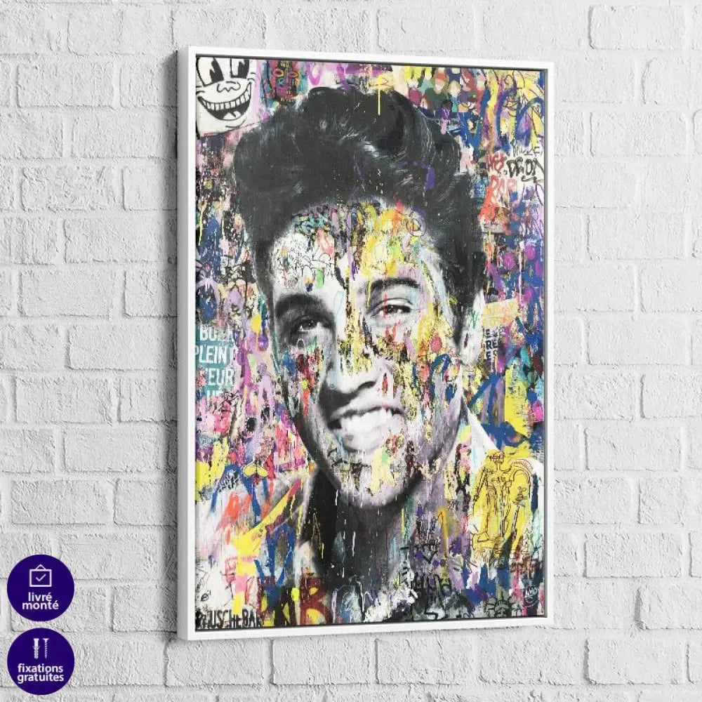 Tableau Street Art Elvis Presley - Montableaudeco