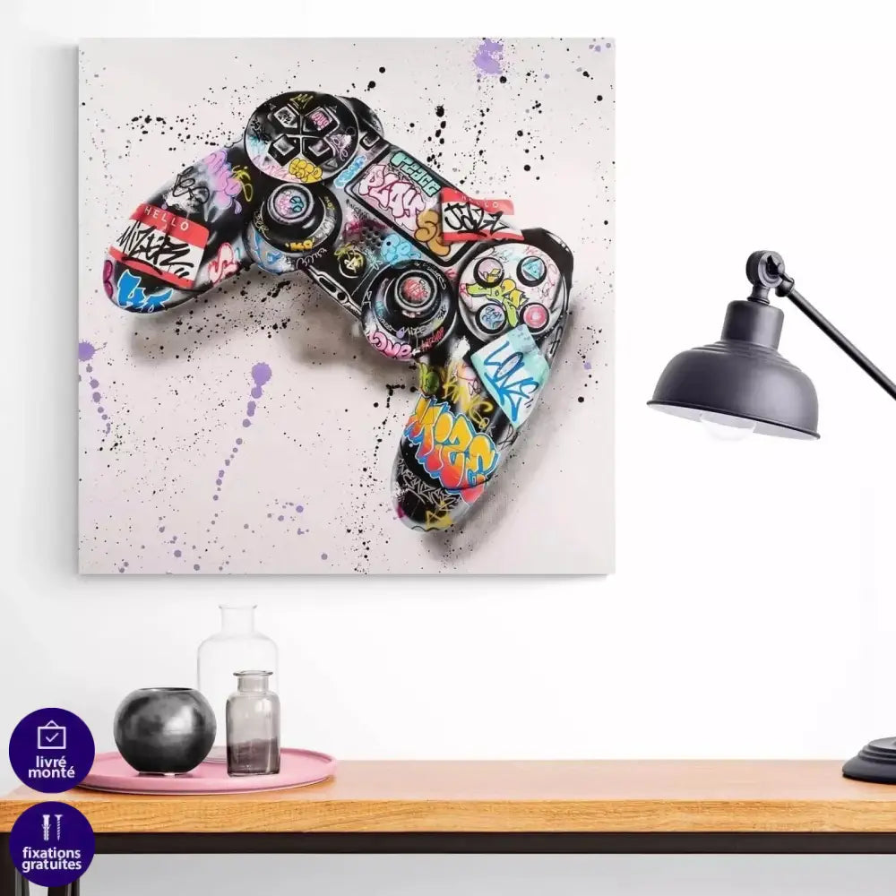 Tableau Street Art Gamer - Montableaudeco