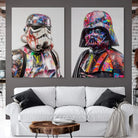 tableau street art Stormtrooper Louis Vuitton graffiti