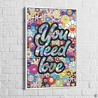 Tableau Street Art Graffiti Good Vibes - Montableaudeco