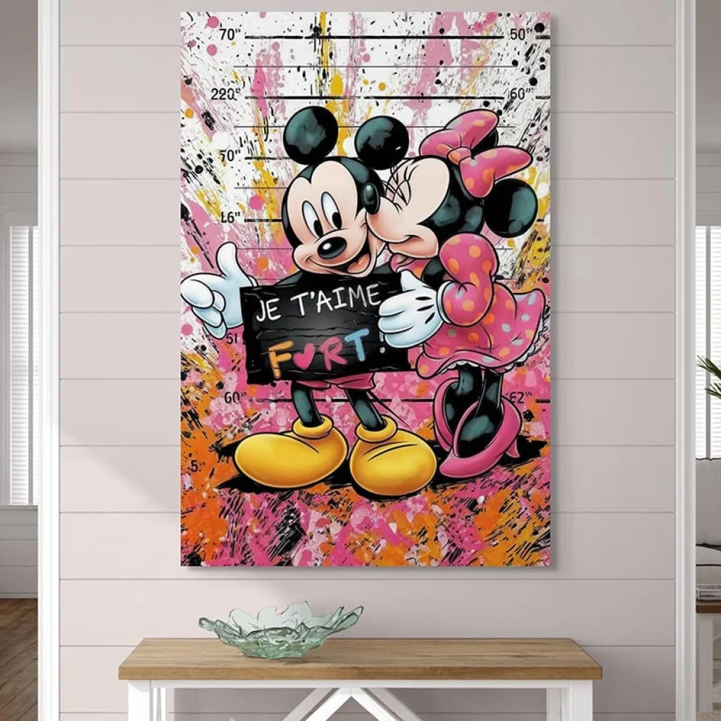 Tableau Street Art Je T’aime Fort Tableau Street Art