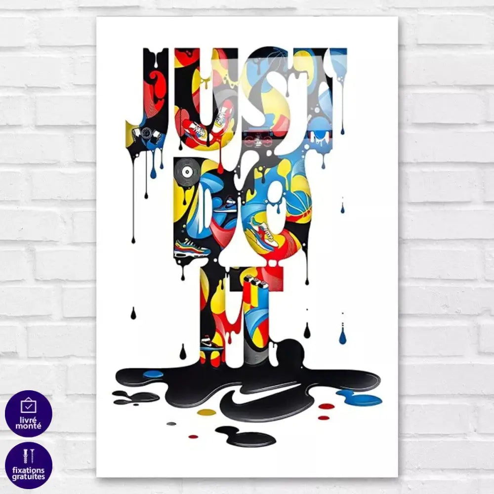 Tableau Street Art Just Do It - Montableaudeco